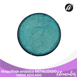 Acuarelables Metalizada   VERDE AZULADO