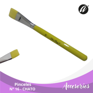Pincel PLANO N° 16