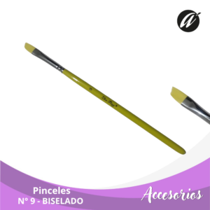 Pincel BISELADO N° 9